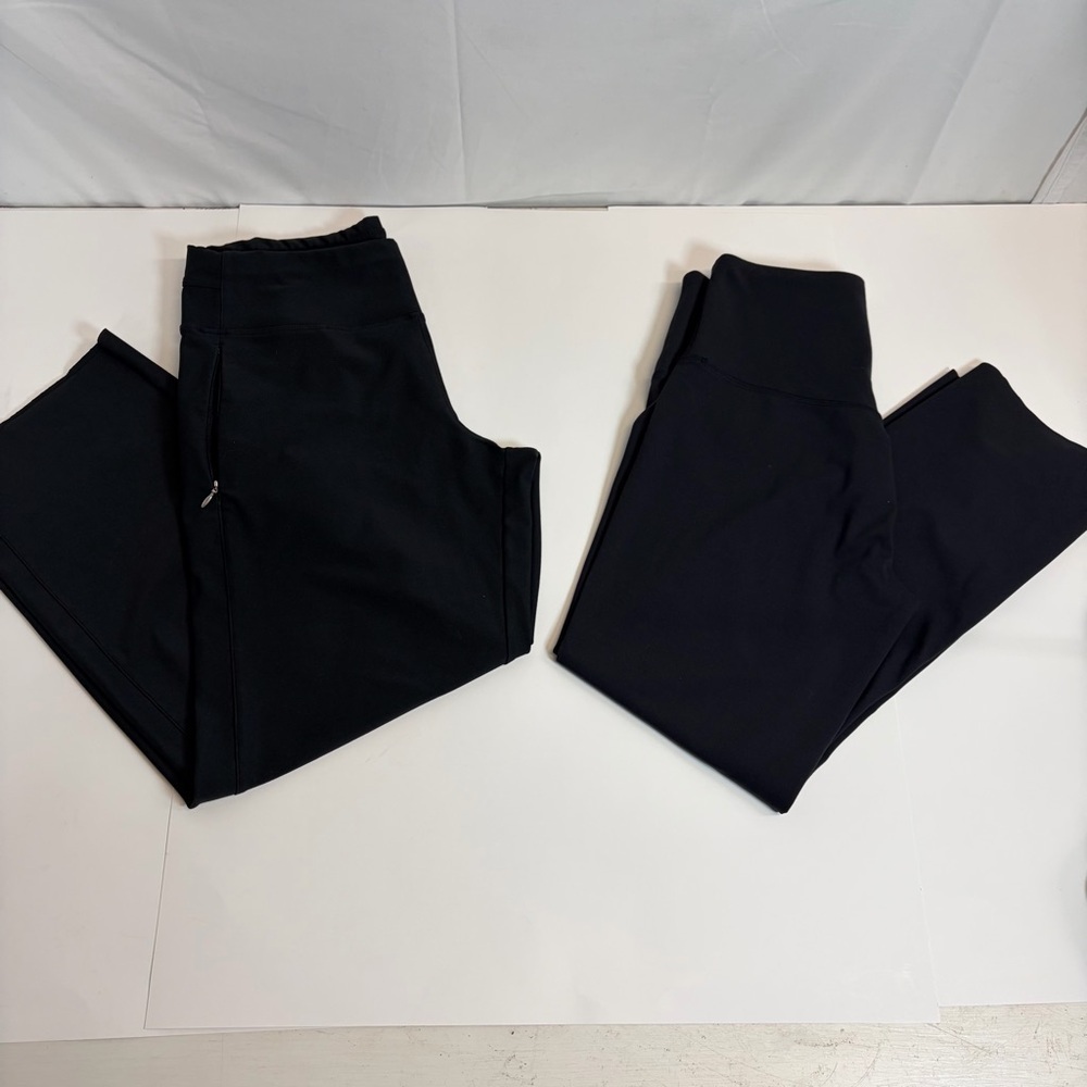 Bundle: Women’s Black Athletic Leggings Size Small (RBX + Lucy)